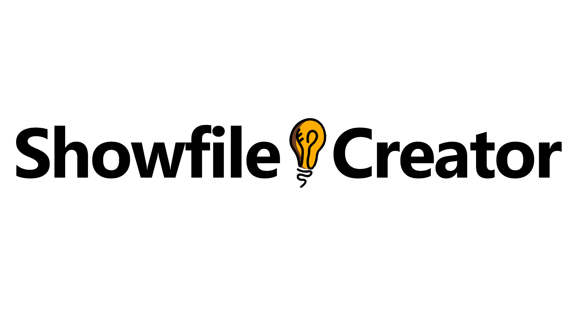 Showfile Creator Logo weiße umrandung